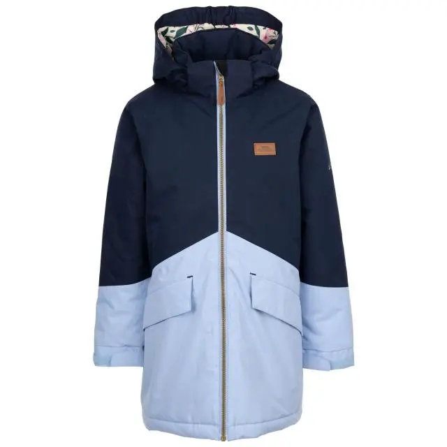 Trespass Oleta Waterproof Raincoat in Blue | Size: 11-12 Years