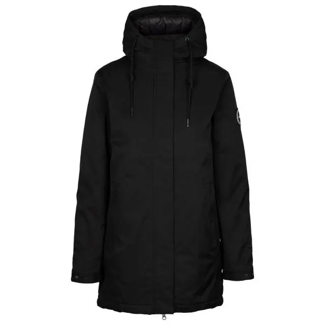 Trespass Women's Wilma DLX Waterproof Jacket in Black | Size: Small
