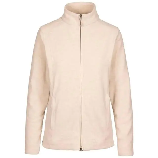Trespass Women's Reply AT200 Fleece Jacket in Cream | Size: Small