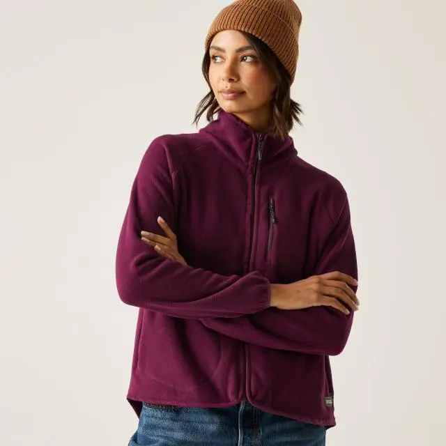 Regatta Women's Frankie Full-Zip Insulating Fleece in Purple | Size: 8