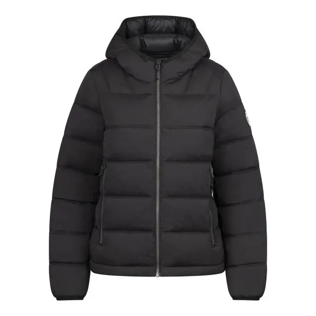 Trespass Women's Rollins Hooded Jacket in Black | Size: Large