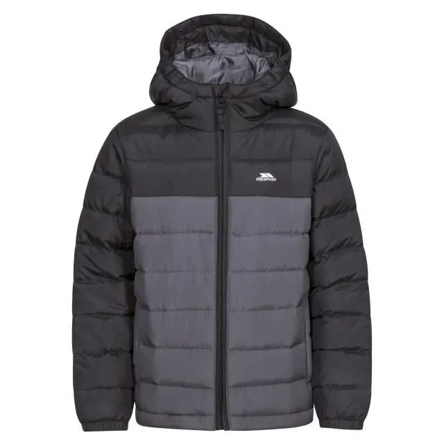 Trespass Oskar Padded Jacket in Black | Size: 3-4 Years