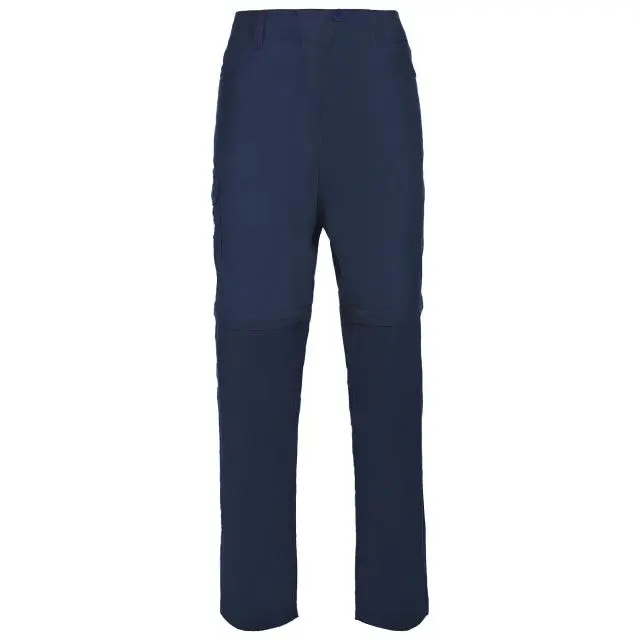Trespass Women's Rambler Convertible Hiking Trousers in Navy | Size: XS