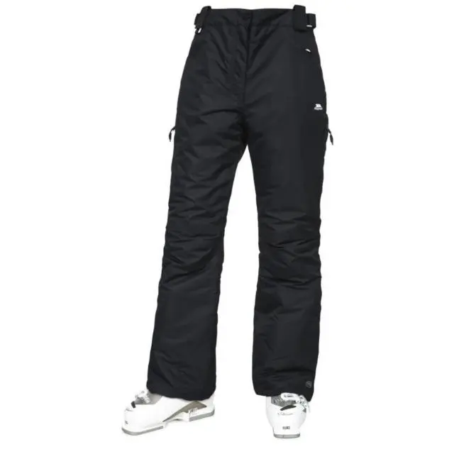 Trespass Women's Lohan Waterproof Ski Trousers in Black | Size: XS
