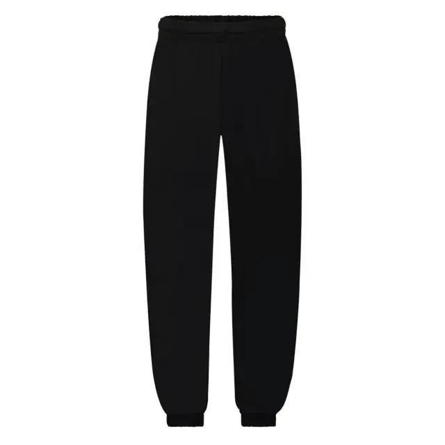 Fruit of the Loom Premium 70 30 Jog Pants Jogging Bottoms in Black | Size: 9-10 Years
