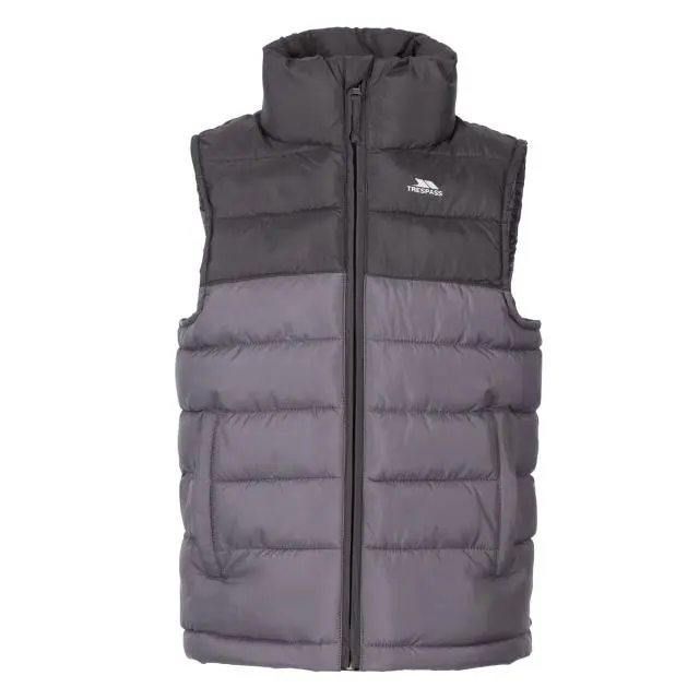 Trespass Oskar Gilet in Black | Size: 3-4 Years