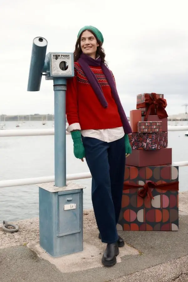 Avens Cord Barrel Leg Trouser