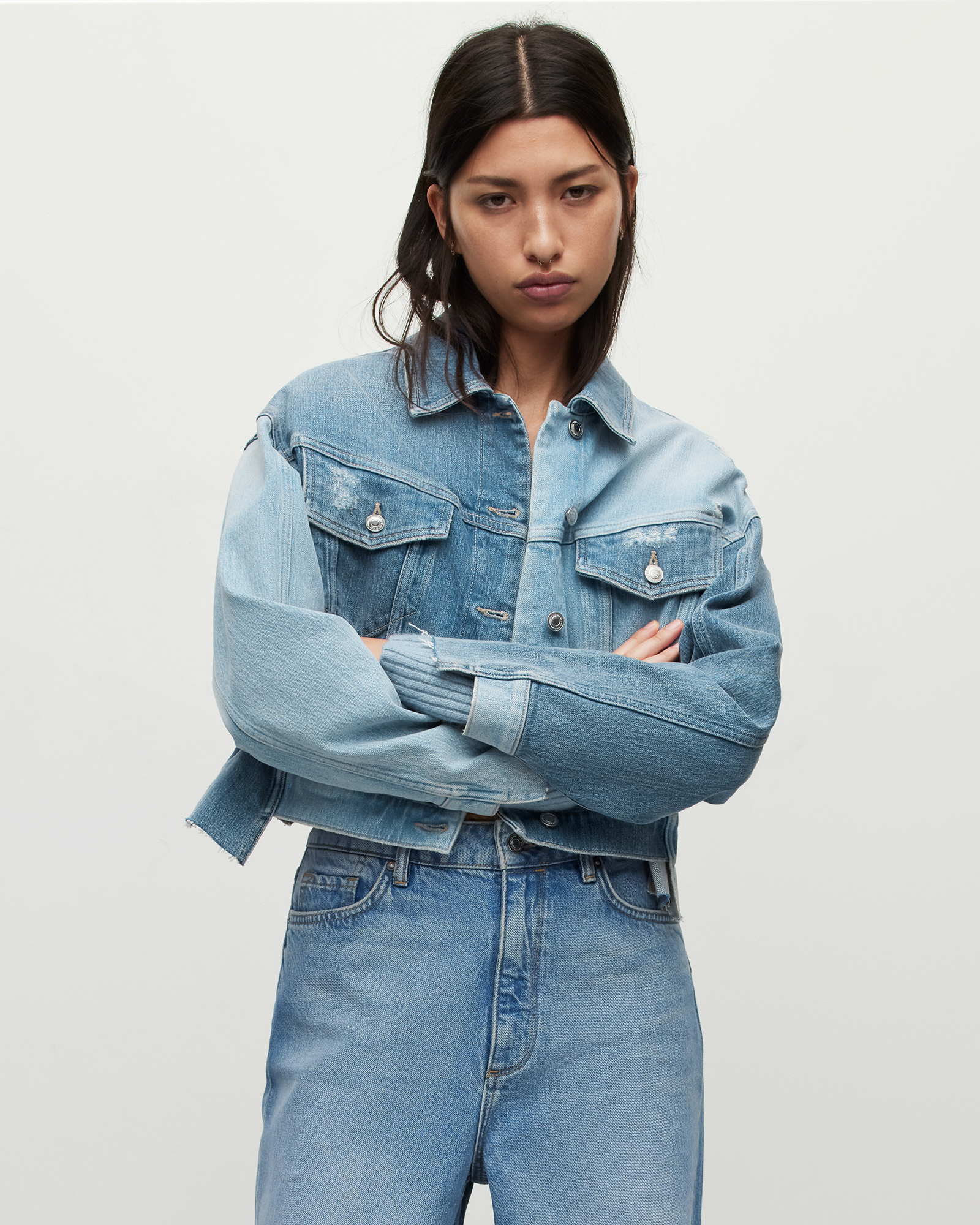 patch denim jacket