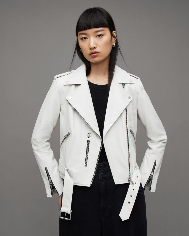 AllSaints Balfern Leather Biker Jacket