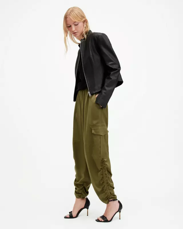 AllSaints Kaye Oversized Drawcord Trousers