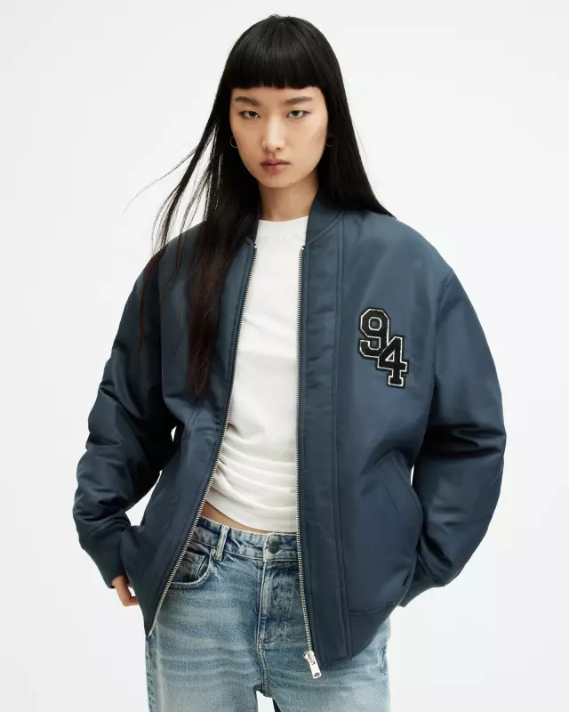 AllSaints Scout Oversized Tiger Bomber Jacket