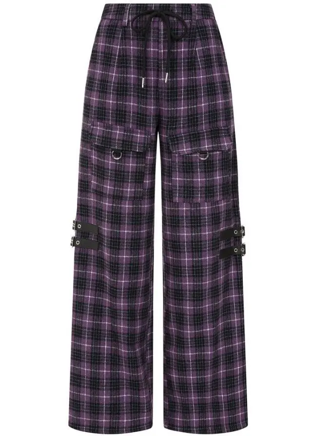 Banned Apparel Checkpoint Chaos Wide Leg Trousers 