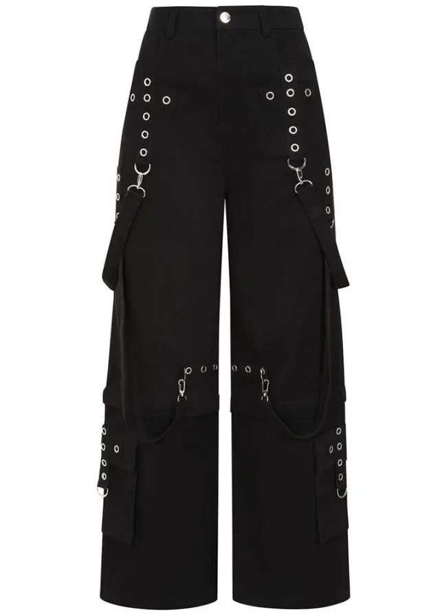 Banned Apparel Dropzone Wide Leg Trousers 