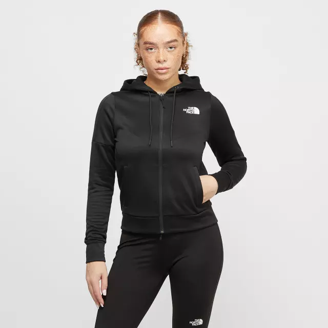 Women's Reaxion Full Zip Fleece Hoodie, Black