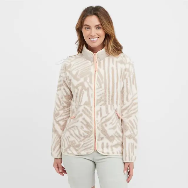 Women's Dante Full Zip Fleece, Beige