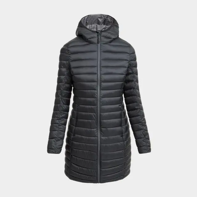 Women's Langdale Longline Baffle Jacket, Black
