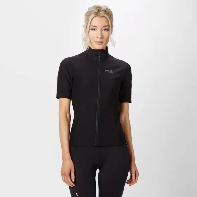 Women's Power GORE-WINDSTOPPER Full-Zip Jersey, Black