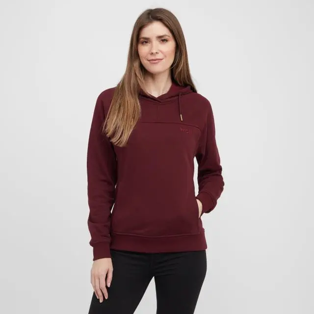 Troll Women's Reach Hoodie, Burgundy