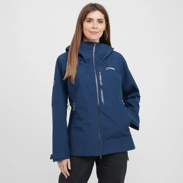 Berghaus Women's Ridge-Seeker Waterproof Jacket, Dark Blue