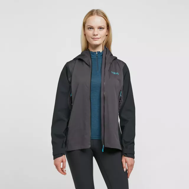 Rab Women's Kinetic Alpine 2.0 Waterproof Jacket, Black