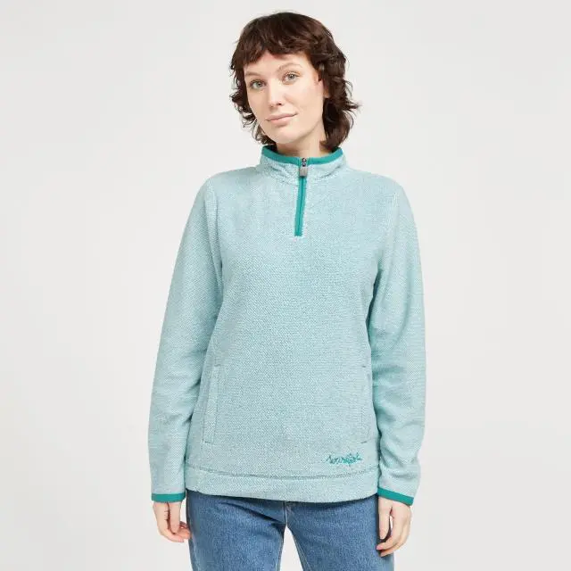 Women's Regina Quarter-Zip Fleece, Blue