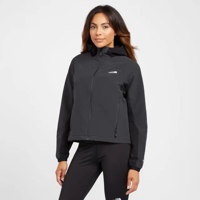Women's Athletic Outdoor Softshell Jacket, Grey