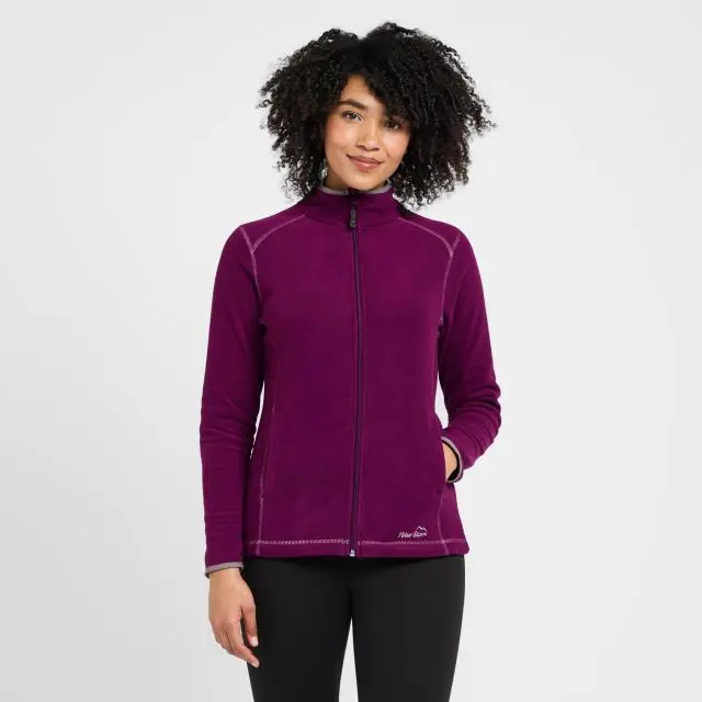 Women's Bracken Full Zip Fleece, Purple