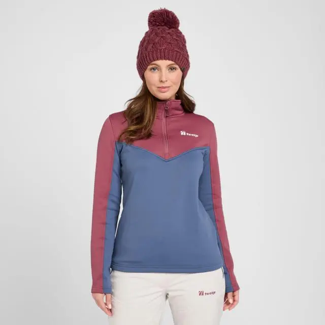 Women's Cypress Half Zip Fleece, Multi Coloured