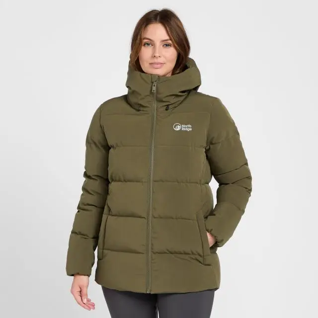 Women's Saunter Baffle Jacket, Khaki