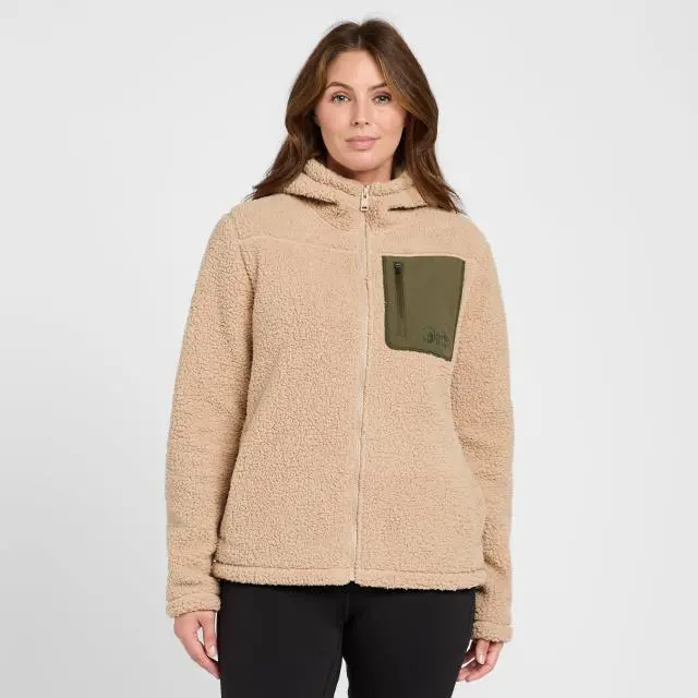 Women's Vista Full Zip Fleece Hoodie, Beige