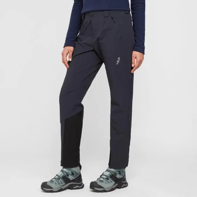 Women's Ascendor Alpine Softshell Pants, Black