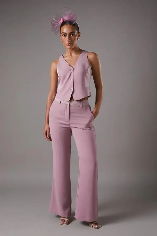 Premium Flare Trouser - Mink