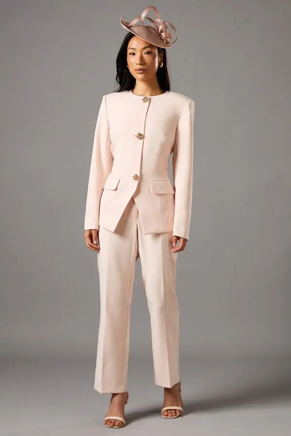 Coast Women's Slim Leg Trouser in Blush 