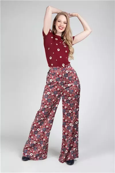 Bright And Beautiful Monica Erigeron Meadow Trousers 