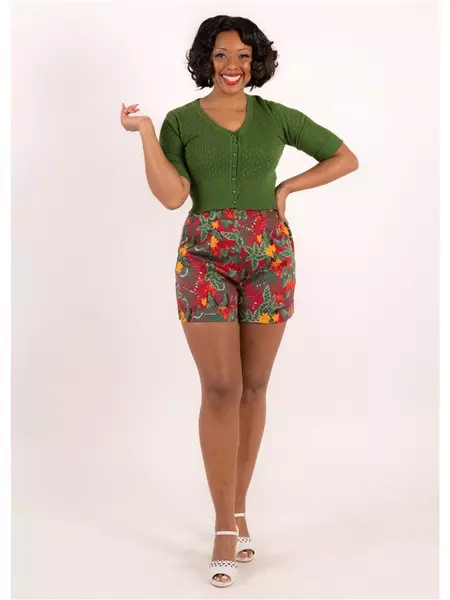 Collectif Womenswear Jojo Jungle Floral Shorts