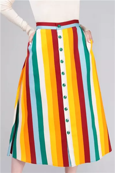 Bright And Beautiful Amory Woodland Rainbow Skirt