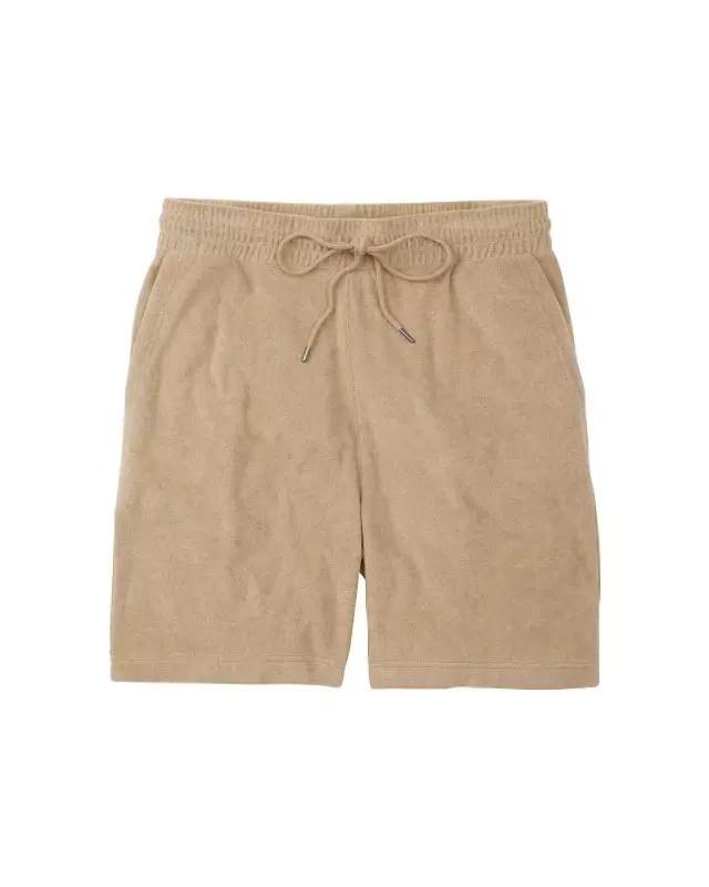Cotton Traders Terry Towelling Shorts in Brown
