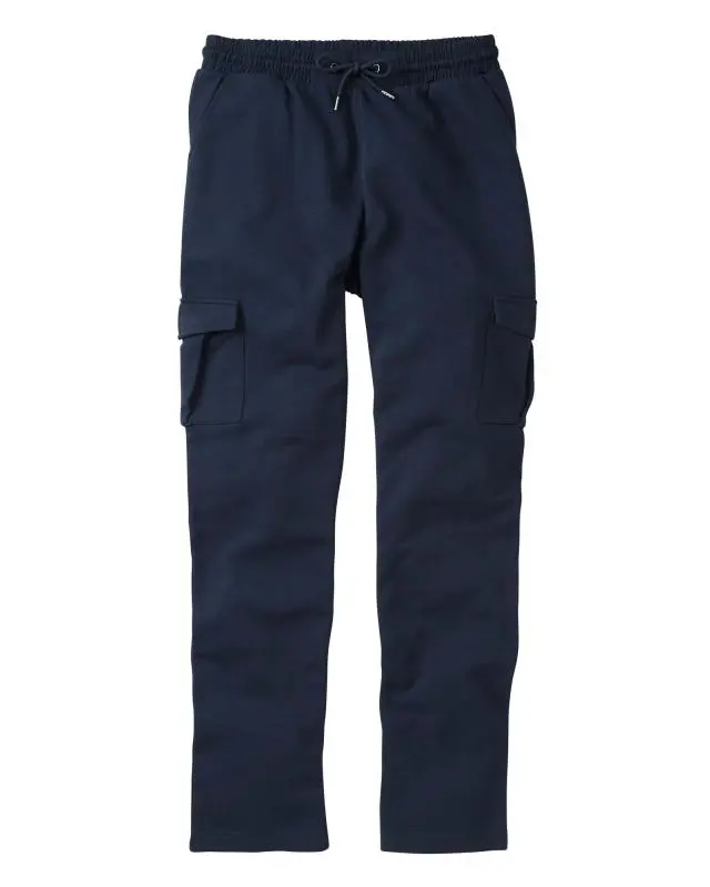 Cotton Traders Cargo Joggers in Blue, Cotton/Polyester