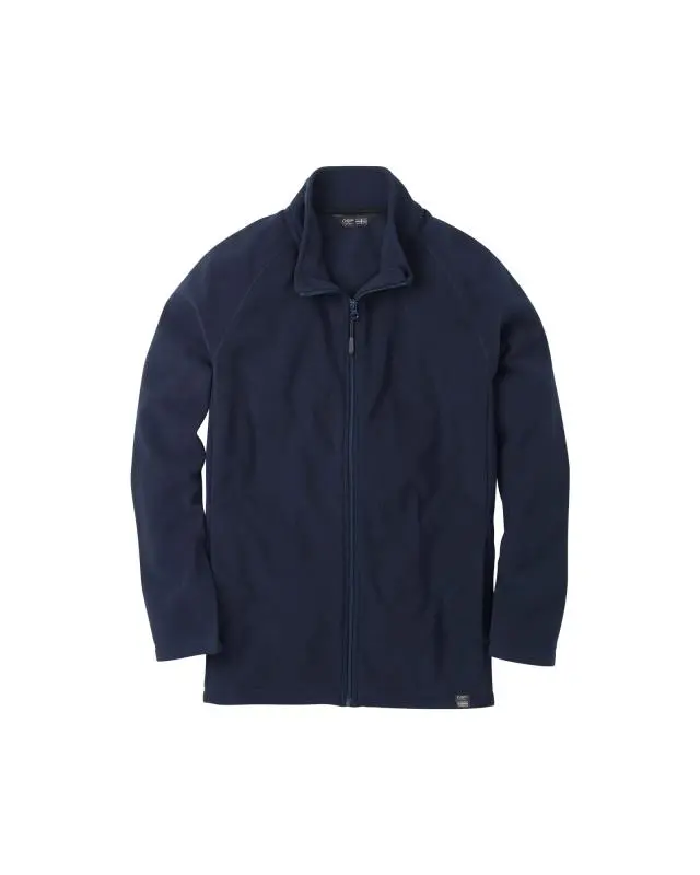 Cotton Traders Recycled Microfleece Jacket in Blue, Polyester