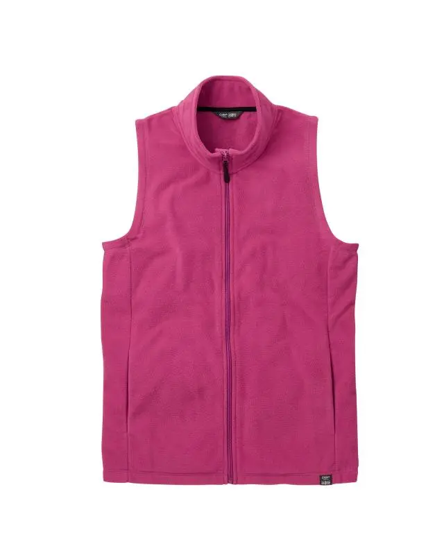 Cotton Traders Recycled Microfleece Gilet in Pink, Polyester