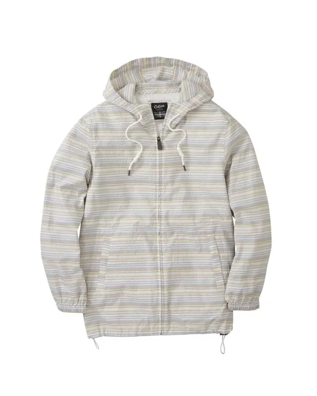 Cotton Traders Seersucker Jacket in Grey, Cotton/Polyester