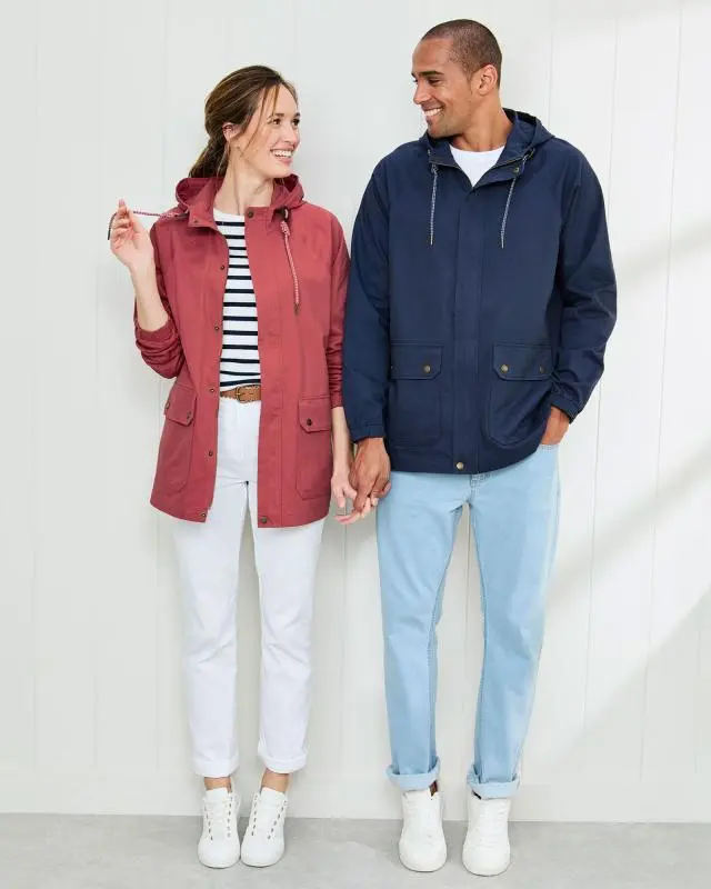 Cotton Traders Lightweight Jacket in Blue, 100% Cotton