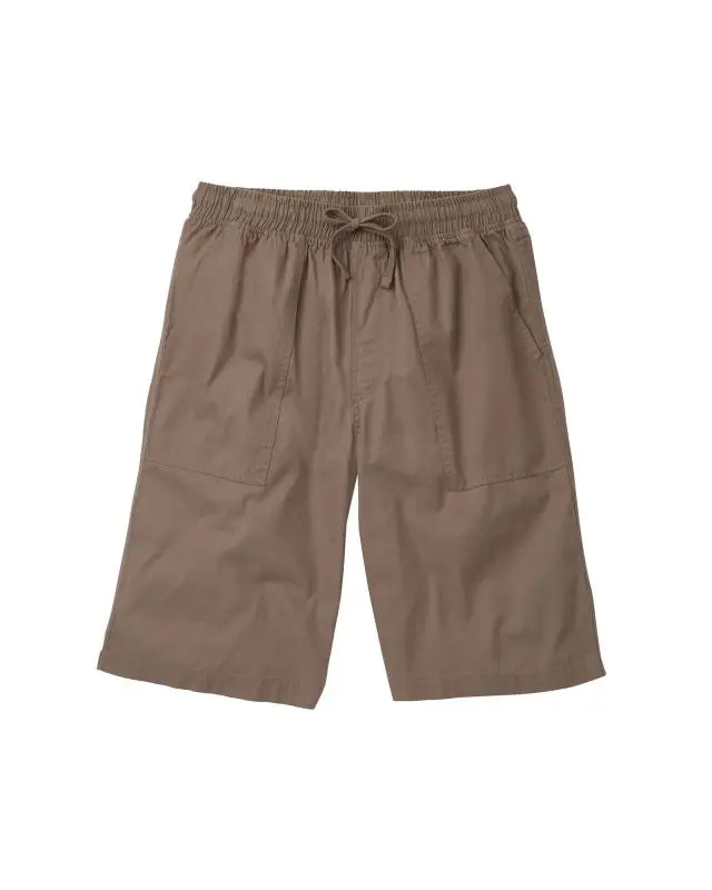 Cotton Traders Cotton Pull-On Shorts in Brown, 100% Cotton