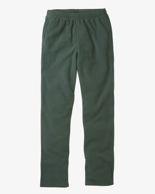 Cotton Traders Recycled Microfleece Trousers in Green, Polyester