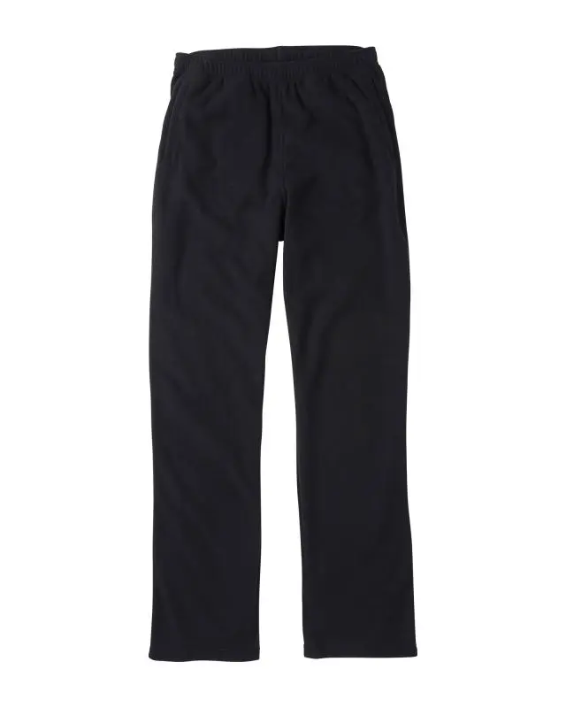 Cotton Traders Recycled Microfleece Trousers in Black, Polyester