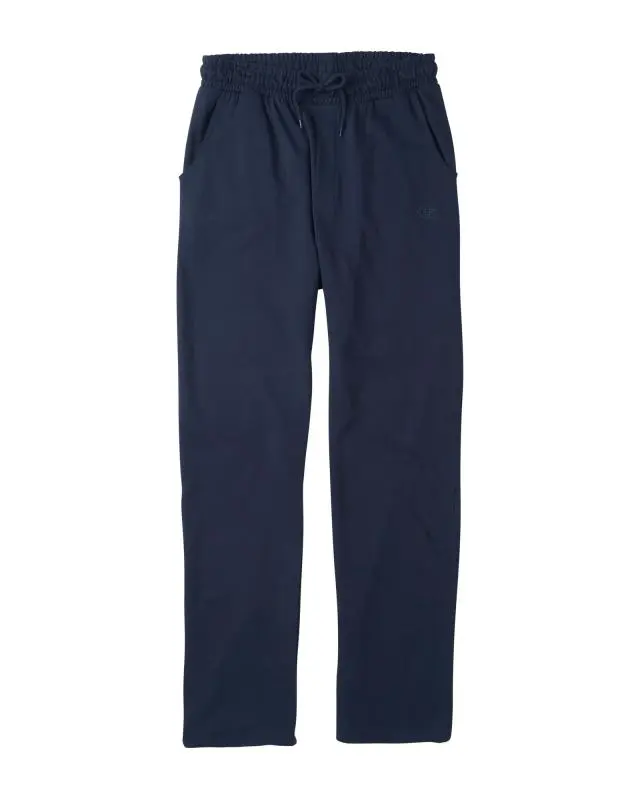 Cotton Traders Cotton Jog Pants in Blue, 100% Cotton