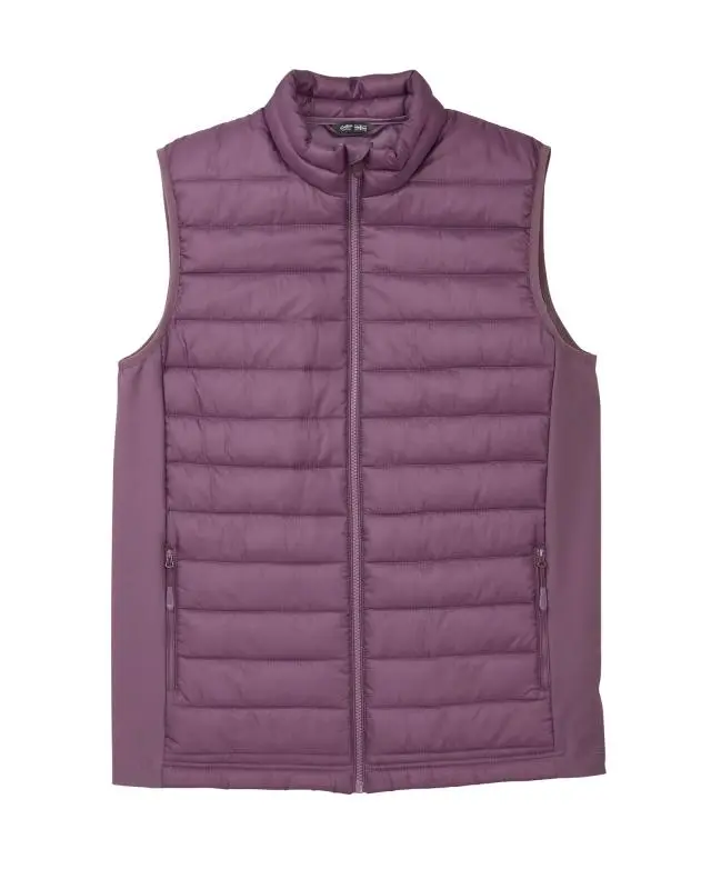 Cotton Traders Padded Gilet in Purple, 100% Polyester