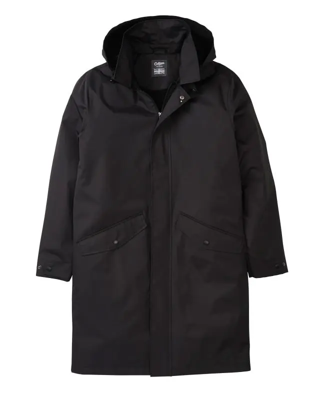 Cotton Traders Lakeside Coat in Black, 100% Polyester