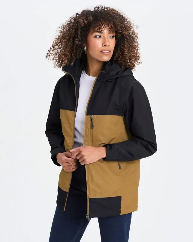 Cotton Traders Highland Waterproof Jacket in Yellow, 100% Polyester