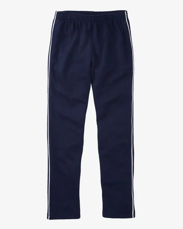 Cotton Traders Side Detail Jog Pants in Navy, Cotton/Polyester